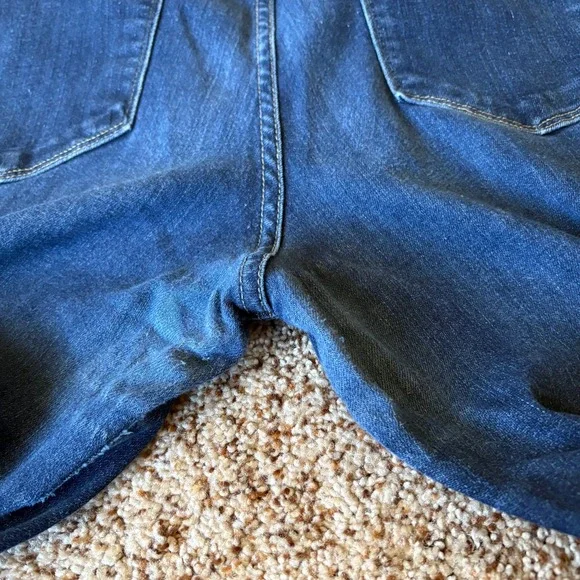 Frame Denim Women Le Skinny de Jeanne Jean Size 32 (Fits 30") Dark Blue Mid Rise - Picture 12 of 16